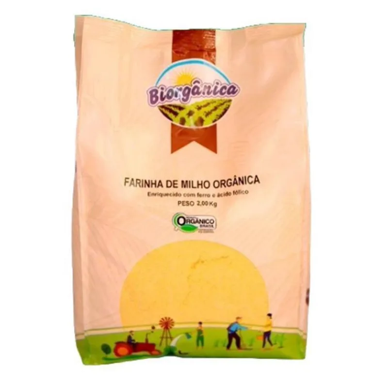 Fubá De Milho Orgânico Biorgânica 2Kg