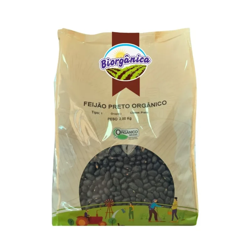Feijão Preto Orgânico Biorgânica 2kg - Não Informado