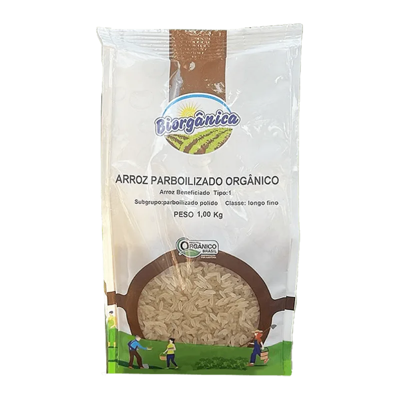 Arroz Parboilizado Orgânico Biorgânica 1kg - Não Informado
