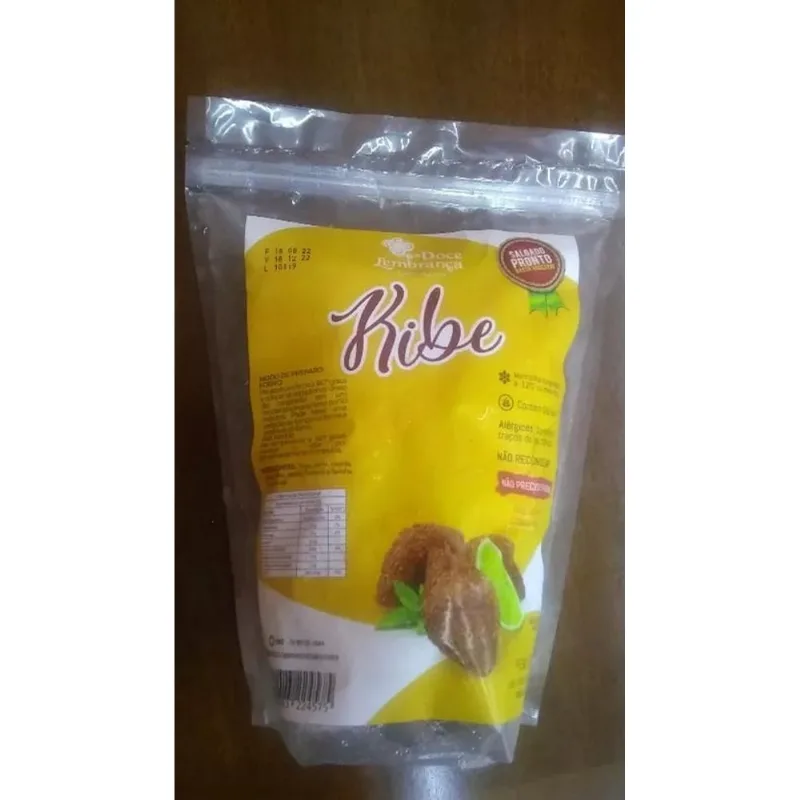Kibe de Carne Congelado Doce Lembrança Pacote 1kg