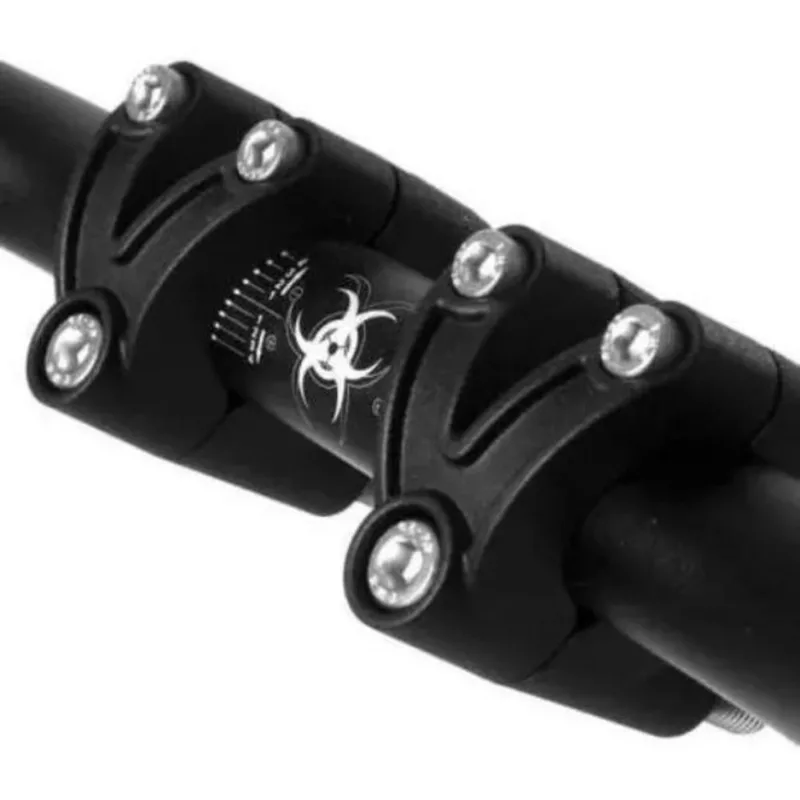 Guidão Moto Vyrus Fat Bar Off Road Alto + Adaptador LARANJA