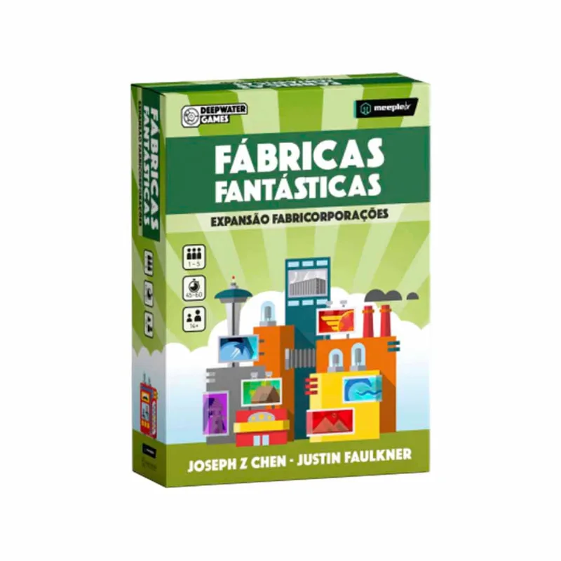 Fabricas Fantásticas Fabricorporações Expansão de Jogo de Tabuleiro Meeple BR