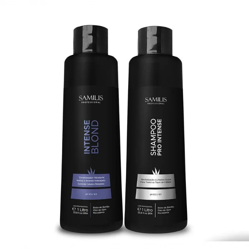 Kit Progressiva Intense Blond Para Cabelos Crespos e Ondulados