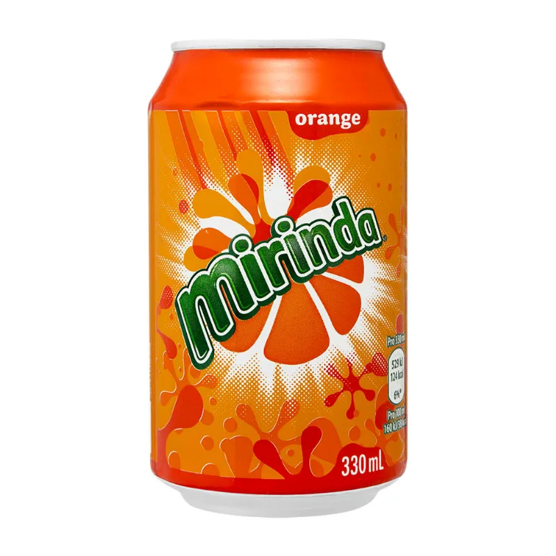 Refrigerante Importado Orange Mirinda Lata 330ml