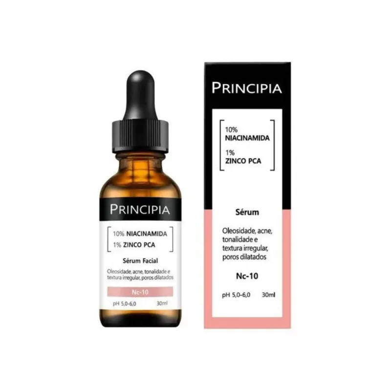 Sérum Principia NC-10 com 10% Niacinamida e 1% Zinco 30ml - Principia