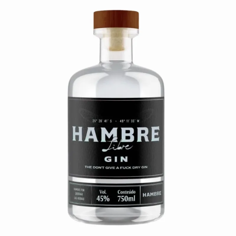 Gin Libre Elegante Hambre 750ml - Hambre