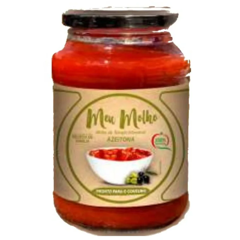 Molho De Tomate Com Azeitona Meu Molho 500g - Não Informado