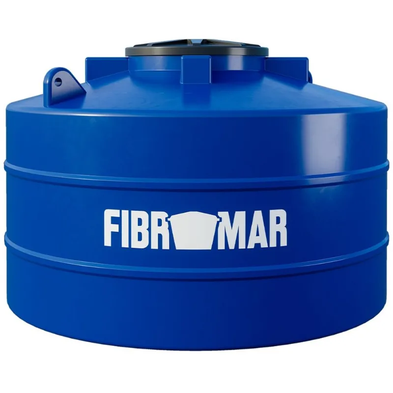 Tanque 2.500 litros Azul Polietileno Fibromar