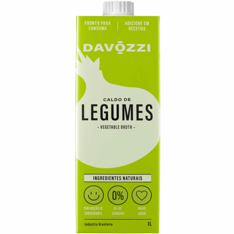 Caldo de Legumes Davozzi 1 Litro - Davozzi