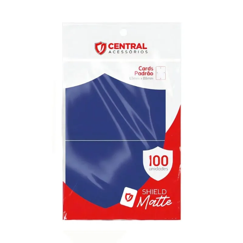 Central Shield - Matte: Azul Marinho
