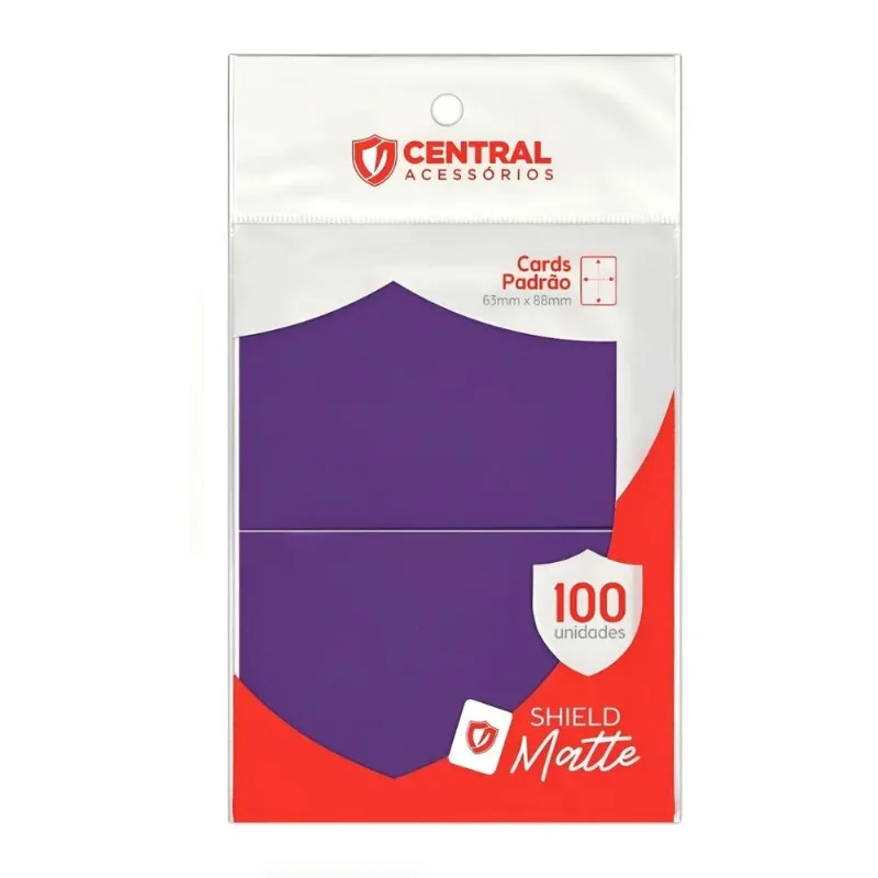 Central Shield - Matte: Roxo
