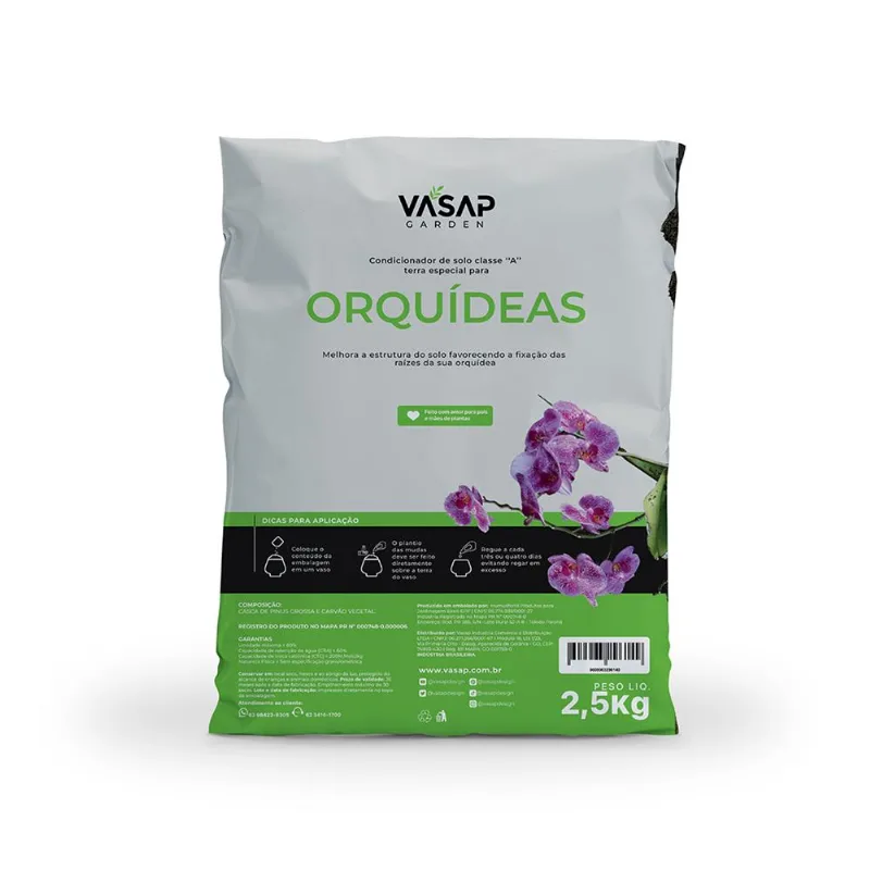 Condicionador De Solo Classe A Orquídeas 2,5Kg Vasap