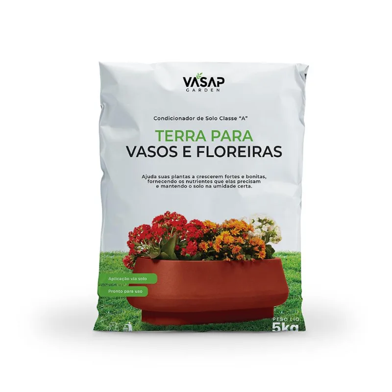 Condicionador De Solo Classe A Para Vasos E Floreira 5Kg Vasap
