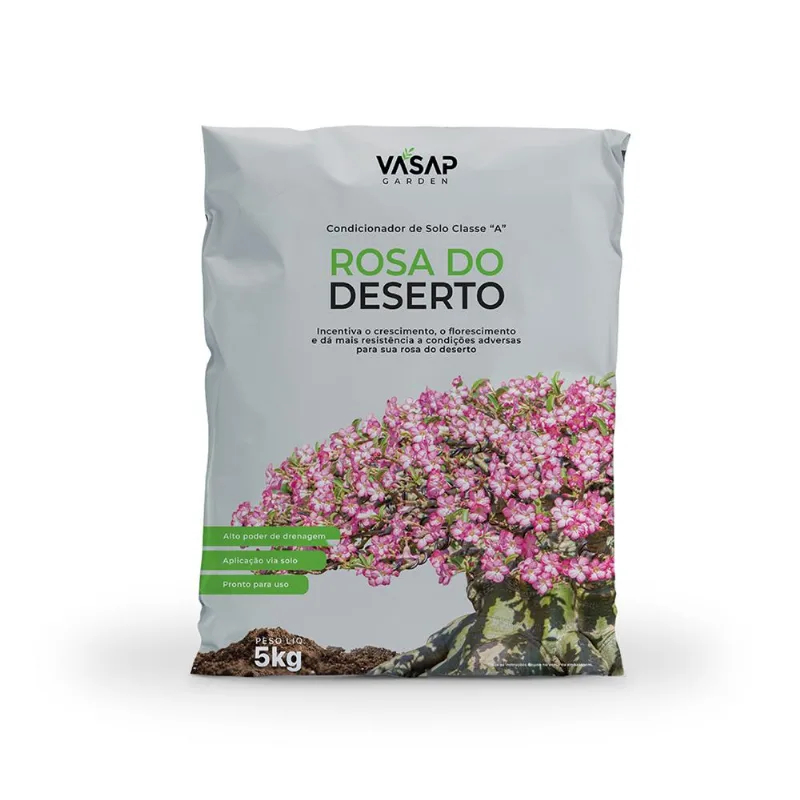 Condicionador De Solo Classe A Rosa Do Deserto 5Kg Vasap