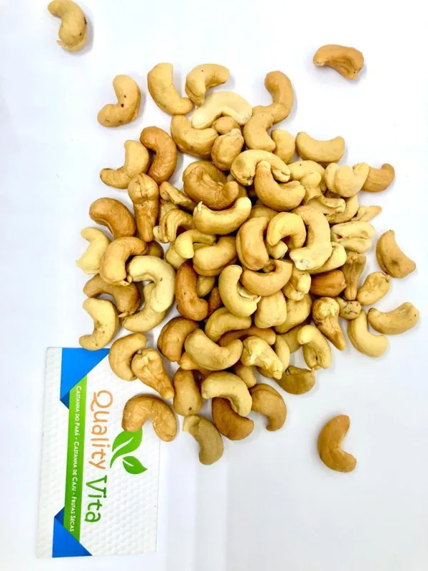Castanha De Caju Lw1 Inteira Sem Sal 2kg - Não Informado