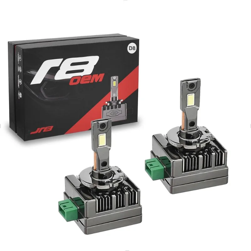 Lâmpada LED D8S D8R 6000K 50W Substitui Xenon Original JR8