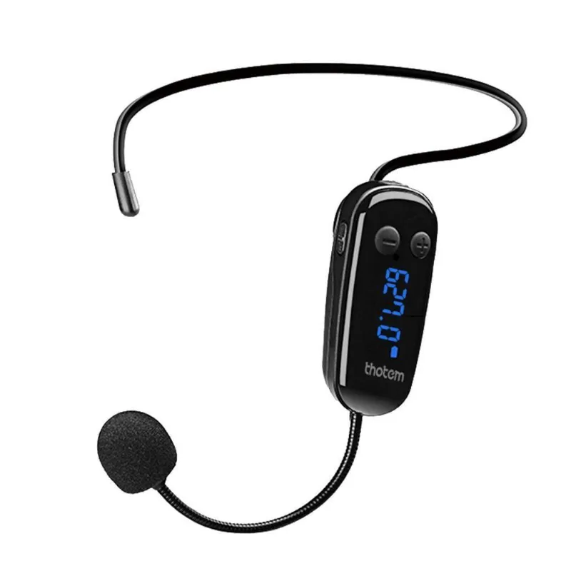 Microfone De Cabeça Digital (uhf) Thotem Amp Ax, Ideal Para Palestrantes E Professores