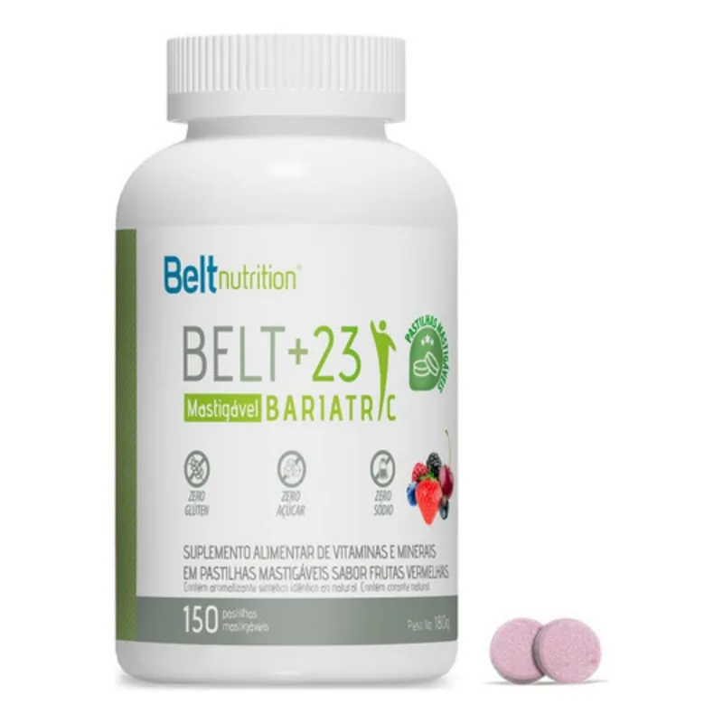 Belt+23 Bariatric Plus Mastigável- Frutas Vermelhas