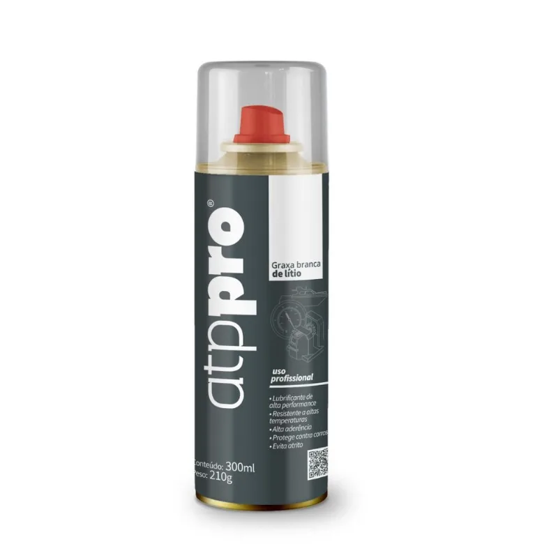 Graxa Branca Lítio Atp Pro Spray Uso Profissional Alta