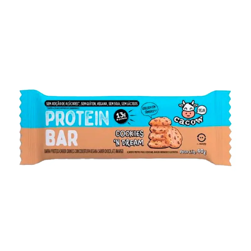 Barra de Proteína Cookies 'N Dream Cacow 40g