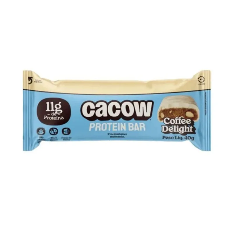 Barra de Proteína Coffee Delight Cacow 40g