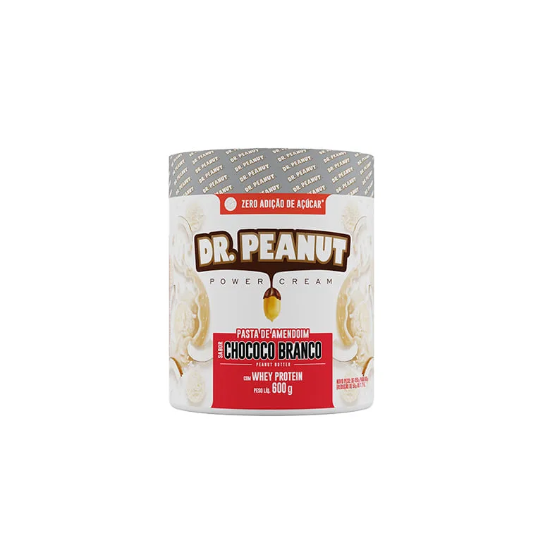 Pasta Amendoim Dr.Peanut Whey  Protein Z. Açucar Chococo 600g - Dr.Peanut