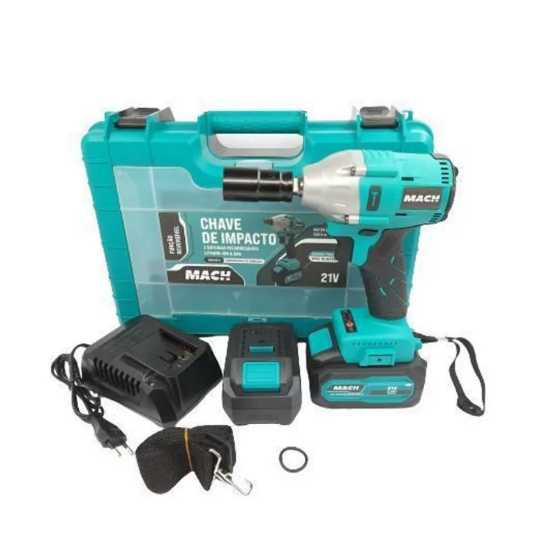 Chave De Impacto Profissional A Bateria 21v,mach,mod Chvimp