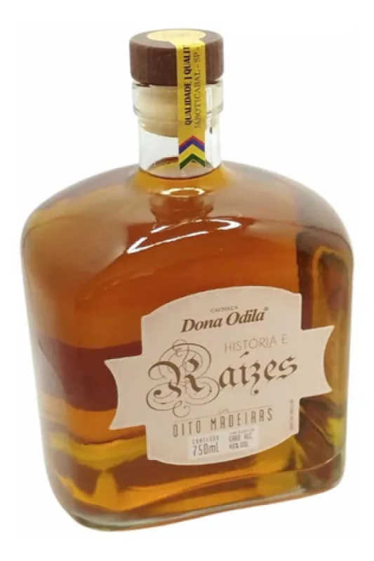 Cachaça Dona Odila História e Raizes Oito Madeiras 750ml - Dona Odila