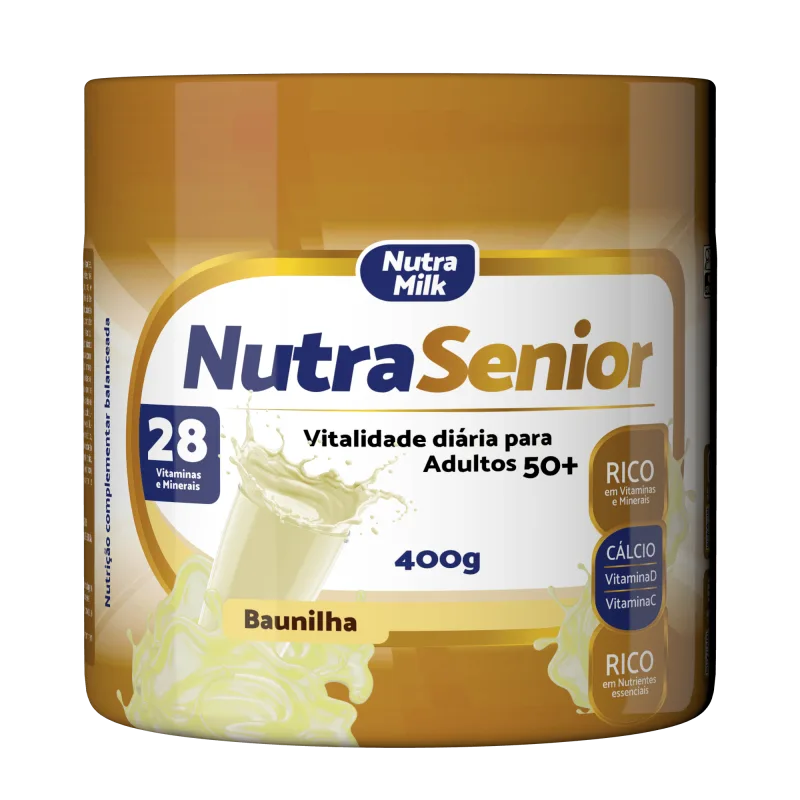 Nutra Senior Adulto 50+ Baunilha 400g NutraMilk - Natural