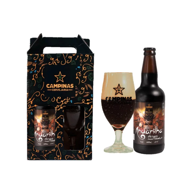 Kit Cerveja Campinas Garrafa 500ml + Copo