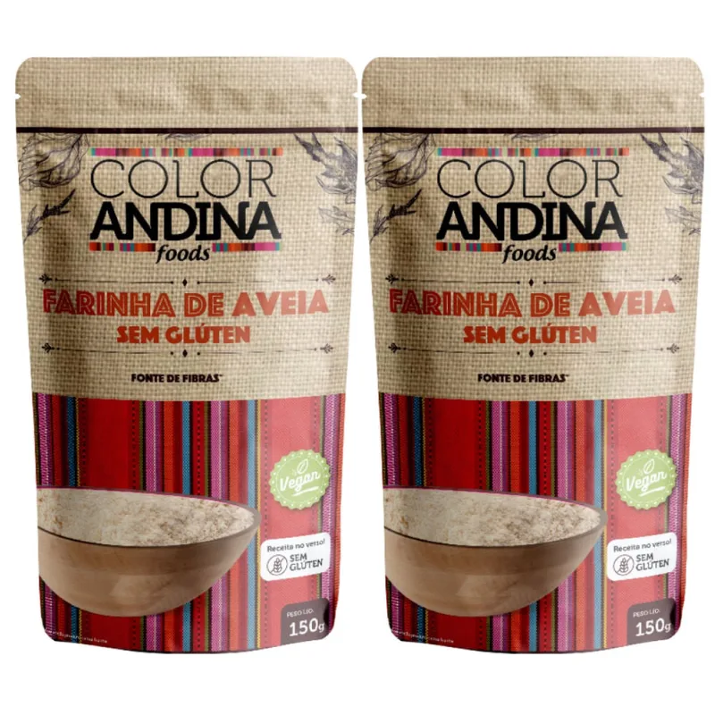 Farinha de Aveia Color Andina 150g - 2 pacotes
