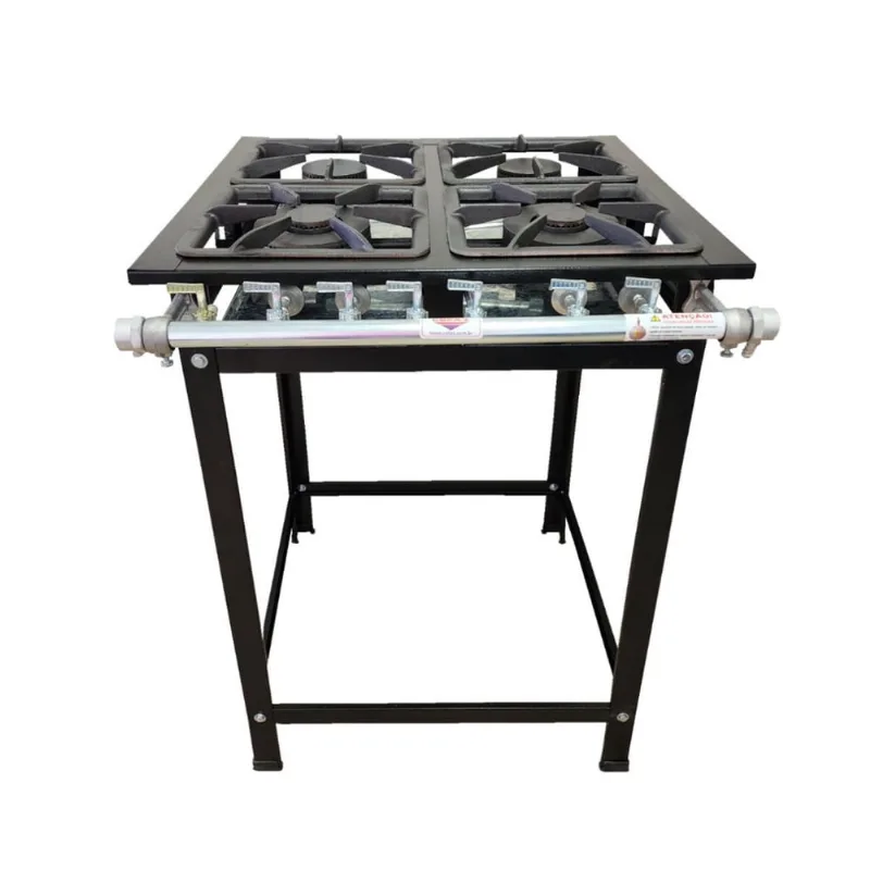 Fogão Industrial Silver 4 Bocas 2QS 2QD Baixa Pressão Perfil 5 Cefaz