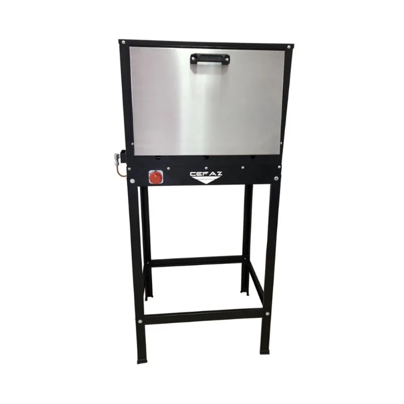 Forno Grande 80 Litros Tampa de Inox com Cavalete Alta Pressão Cefaz