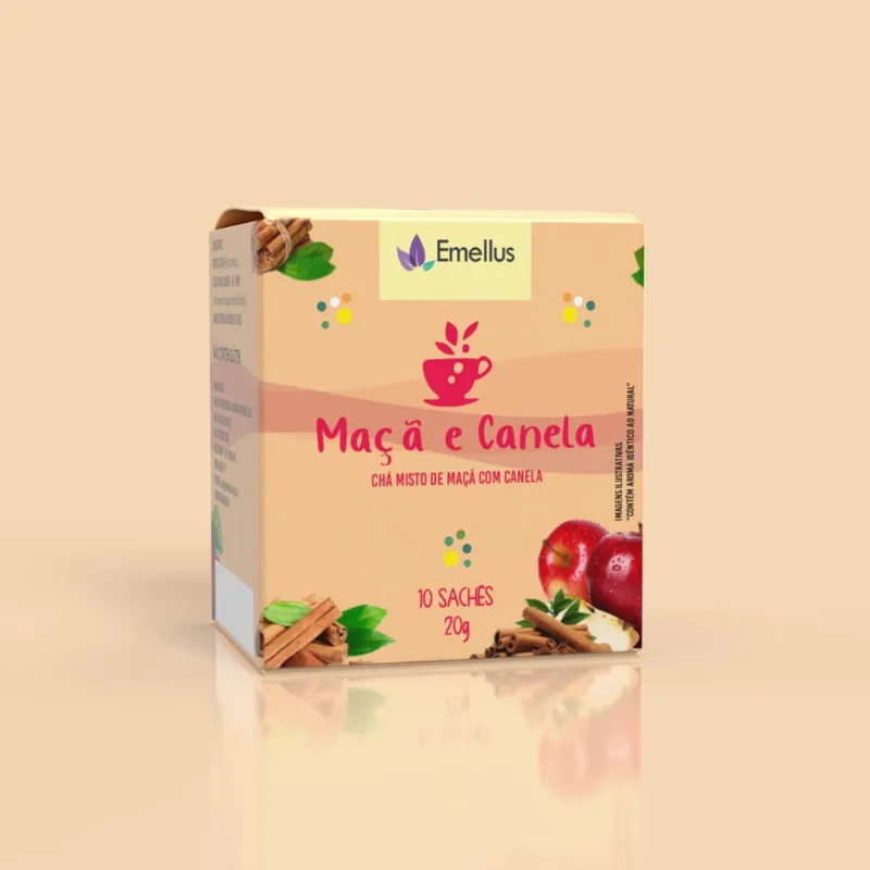 Chá de Maçã e Canela - 10 sachês