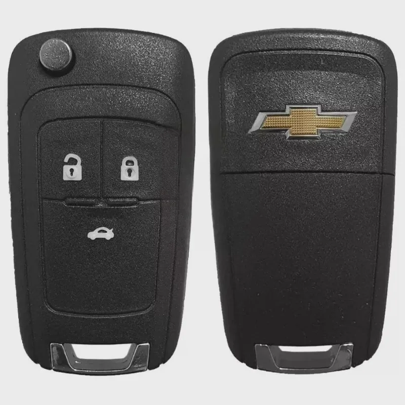 Chave Canivete Completa Cruze Cobalt Onix S10 3 Botões Positron Flex