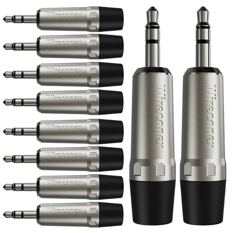 Conector P2 Stereo 3,5mm Plt Wc 1323 Trs Wireconex 10 Unidades [f108]
