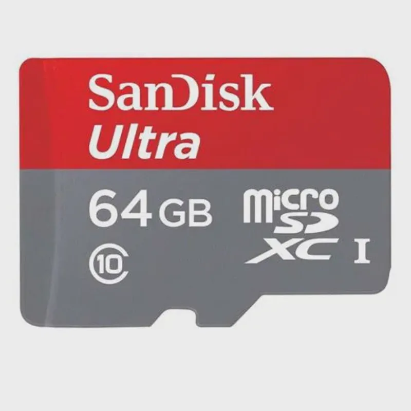 Cartão de Memória SanDisk 64GB Ultra MicroSDHC (Classe 10) Card + adapter for Android (SDSDQUAN-064G-G4 t)