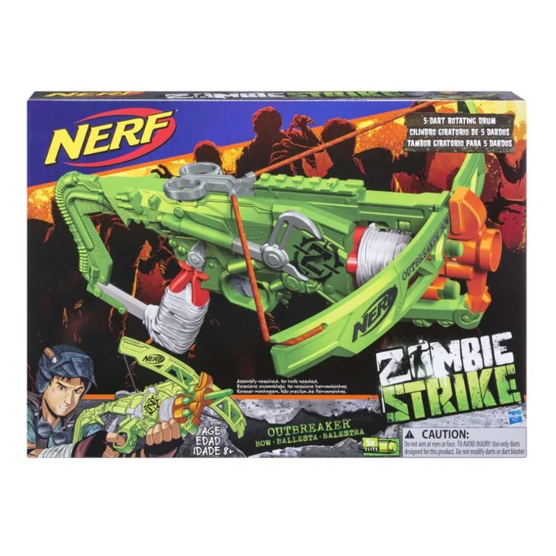 Nerf Zombie Outbreaker Bow - Hasbro
