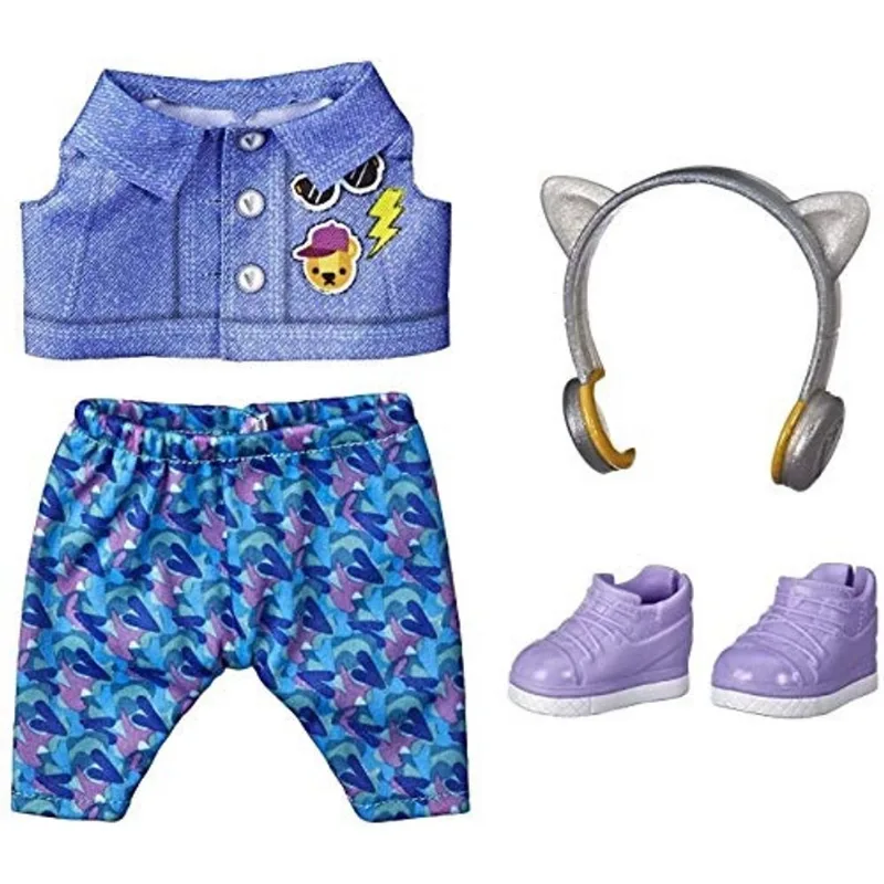 Baby Alive Littles, Little Styles Bounce to The Beat Outfit for Littles Dolls, Brown