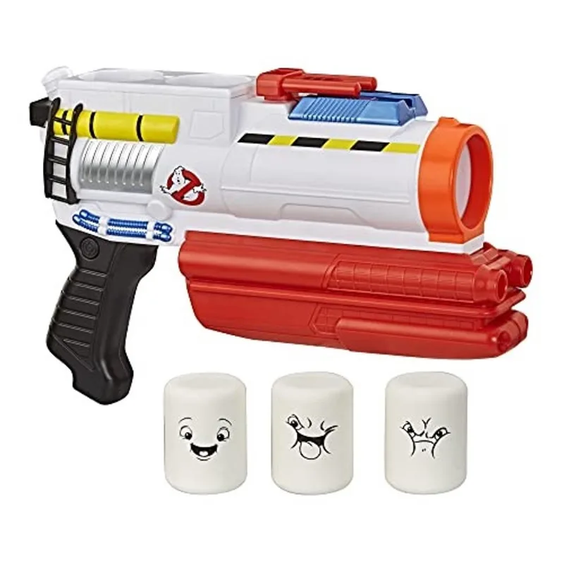 Ghostbusters Mini-Puft Popper Blaster Action Afterlife Roleplay Toy com 3 projéteis de espuma Puft Popper para crianças de 8 anos ou mais