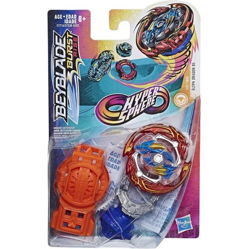 Beyblade Burst Rise Hypersphere Glyph Dragon D5 Hasbro