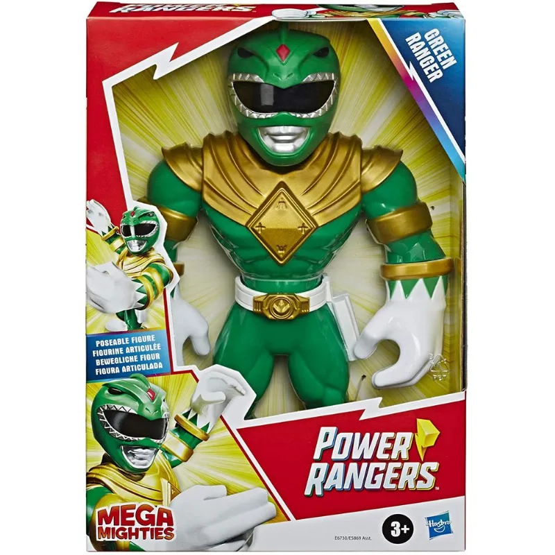 Boneco Power Rangers Mega Mighties Green Ranger - Hasbro