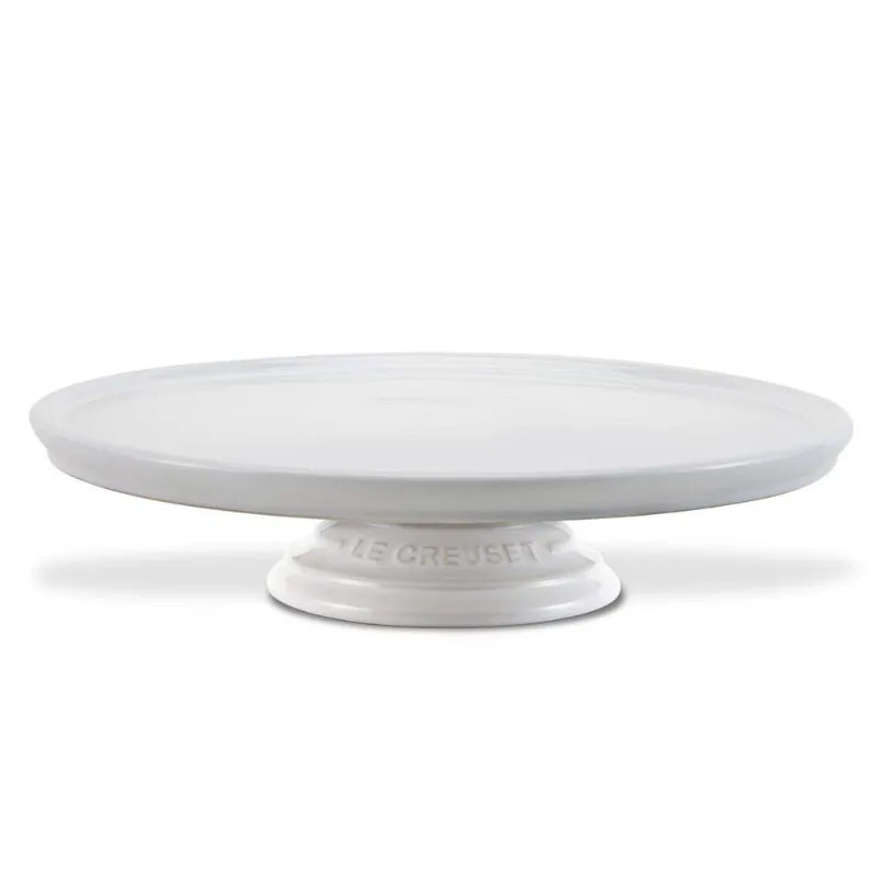 Suporte De Cerâmica Para Bolo 30X7Cm Branco Le Creuset