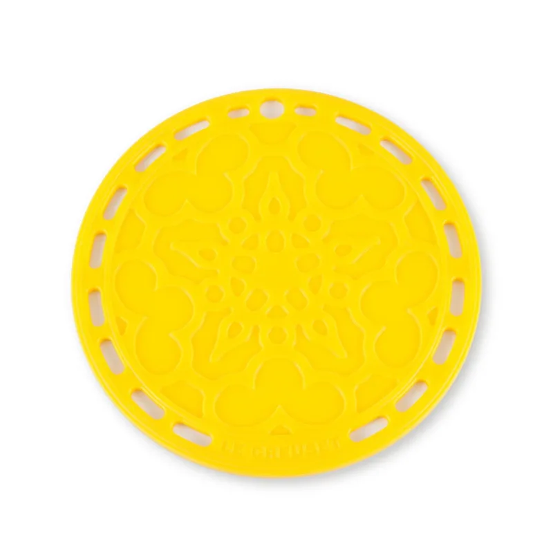 Suporte de Silicone Mandala Amarelo Dijon Le Creuset