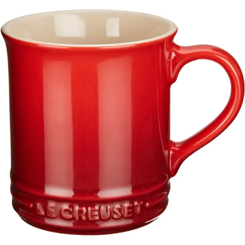 Le Creuset Stoneware Mug, 14 oz., Cerise