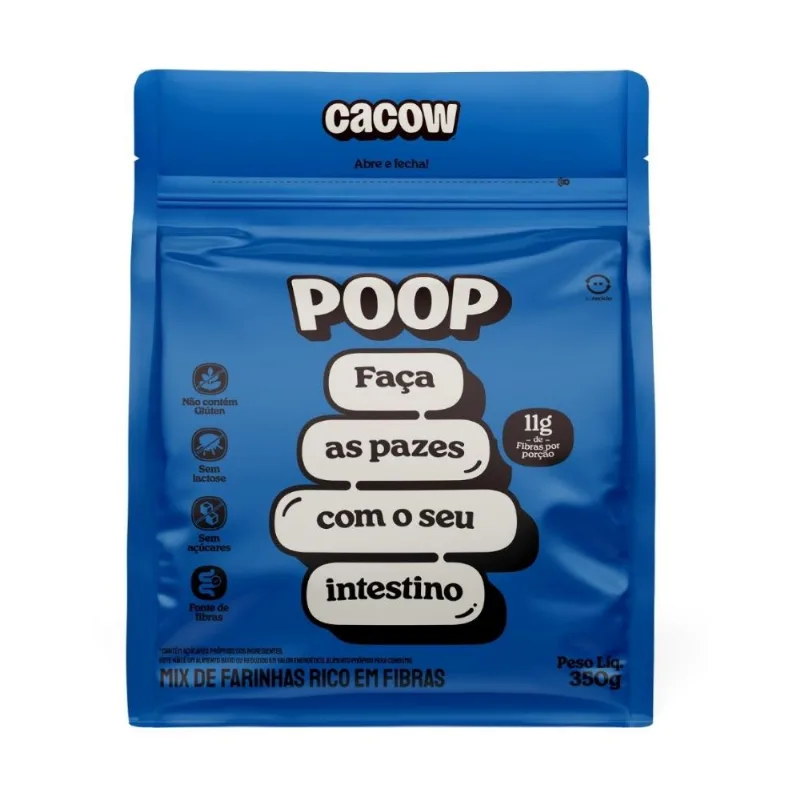 Mix de Fibras Poop Sem Glúten Cacow 350g