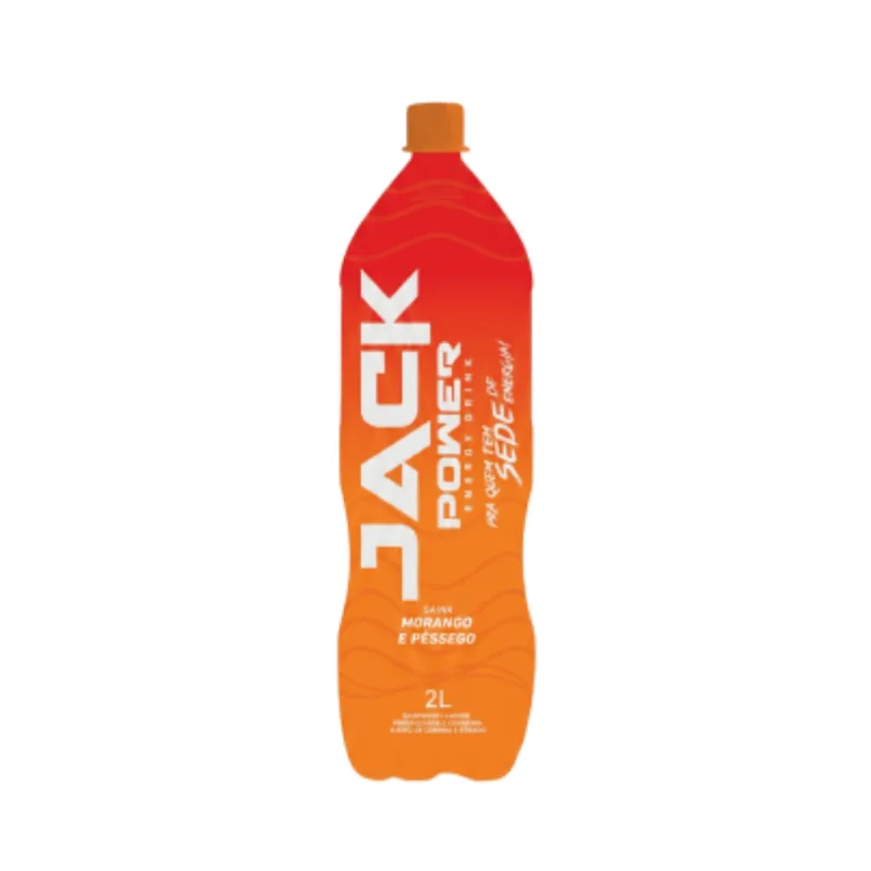 Bebida Energética Jack Power Morango e Pêssego 2L Pet