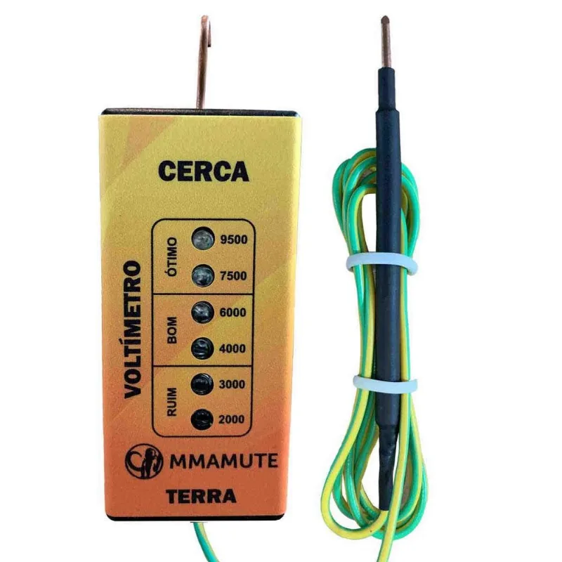 Testador Cerca Elétrica Rural Analógico Voltímetro Gado Top