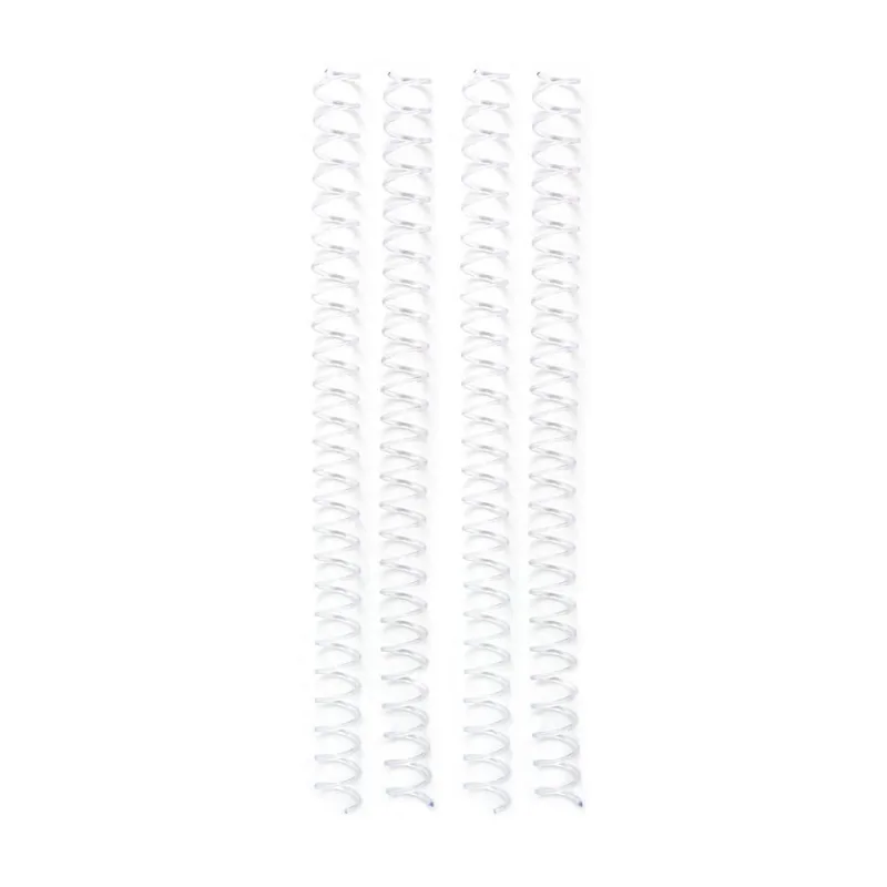 Espiral para encadernação Transparente The Cinch 4 peças