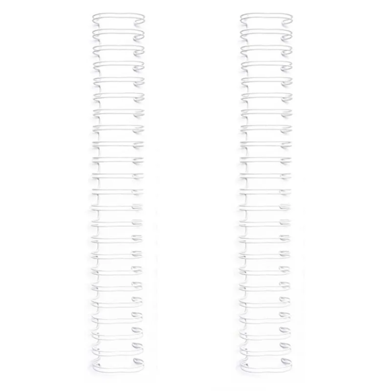 Espiral para Encadernação Wire o The Cinch Branco 25mm - 2 Unidades